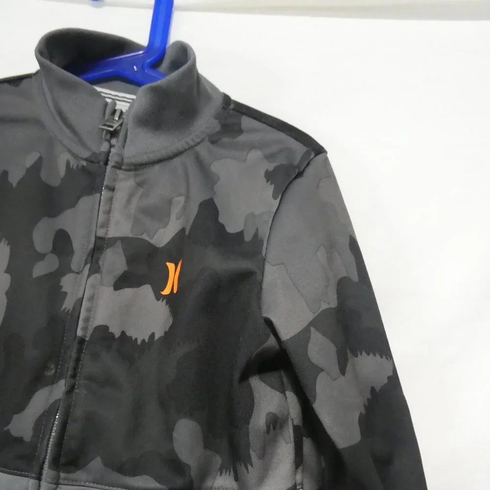 HURLEY | size 7 - kids | Grey Camo / Camouflage Zip-Up Jacket | NWOT - Picture 6 of 16